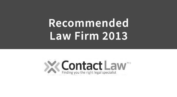 Contact Law Recommended Law Firm 2013